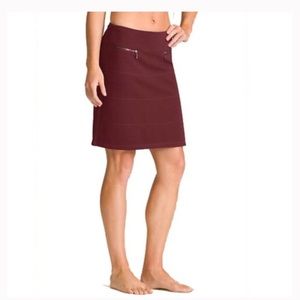 ATHLETA maroon skirt XS